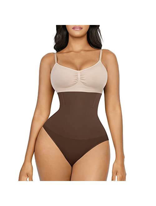 FeelinGirl Tummy Control Shapewear for Women High Waisted Shapewear Panty Briefs Seamless Body Shaper Extra Firm Girdle