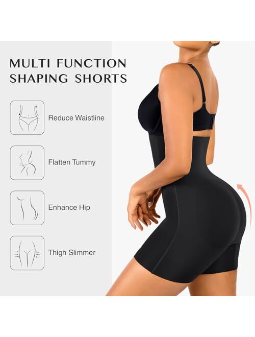 FeelinGirl Shapewear for Women Tummy Control High Waist Shorts Slimming Body Shaper Panties