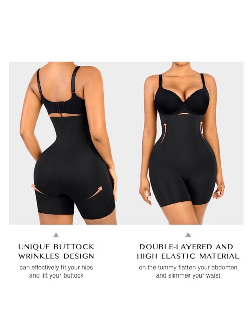 FeelinGirl Shapewear for Women Tummy Control High Waist Shorts Slimming Body Shaper Panties