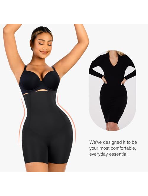 FeelinGirl Shapewear for Women Tummy Control High Waist Shorts Slimming Body Shaper Panties