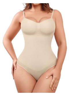 Thong Shapewear for Women Tummy Control Seamless Body Shaper Women Full Bust Bodysuit