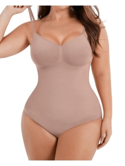 Thong Shapewear for Women Tummy Control Seamless Body Shaper Women Full Bust Bodysuit