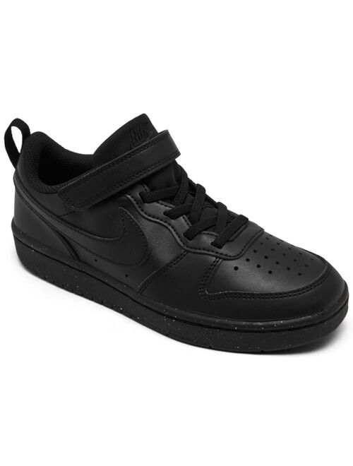 NIKE Little Kids Court Borough Low Recraft Stay-Put Casual Sneakers From Finish Line