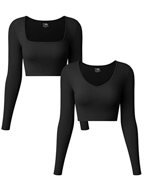 OQQ womens Crop Top