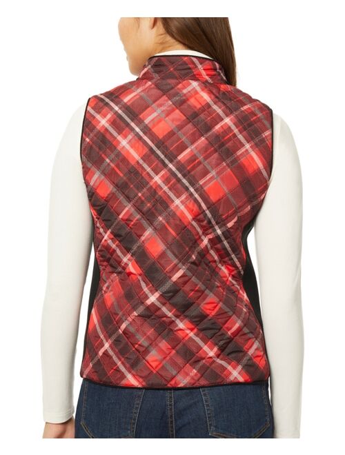 JONES NEW YORK Women's Quilted Zip Front Vest Jacket