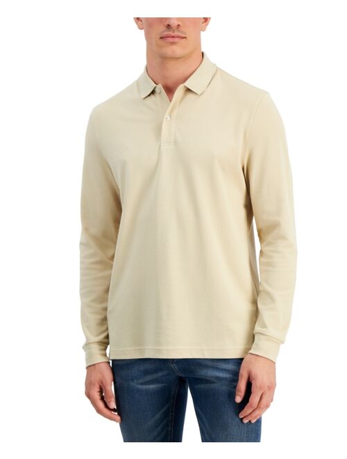 CLUB ROOM Men's Solid Stretch Polo, Created for Macy's