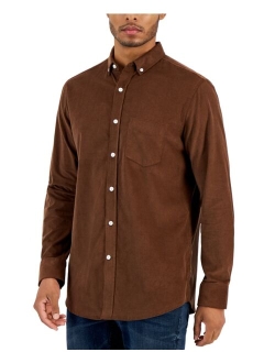 Men's Regular-Fit Stretch Corduroy Shirt, Created for Macy's