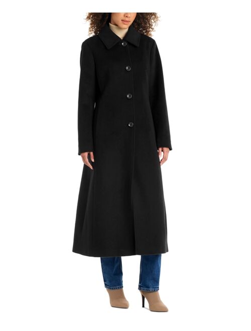 JONES NEW YORK Women's Single-Breasted Maxi Coat