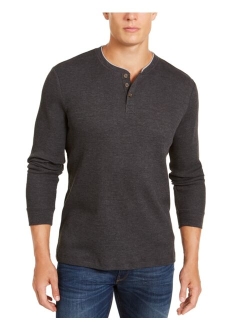 Men's Thermal Henley Shirt, Created for Macy's