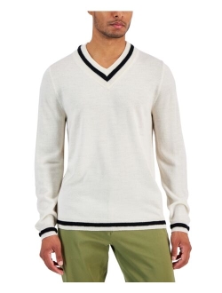 Men's V-Neck Cricket Sweater, Created for Macy's