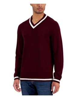 Men's V-Neck Cricket Sweater, Created for Macy's