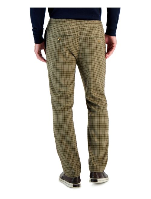 CLUB ROOM Men's Four-Pocket Plaid Pants, Created for Macy's