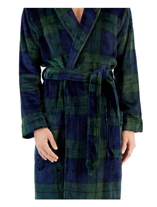 CLUB ROOM Men's Plush Pajama Robe, Created for Macy's