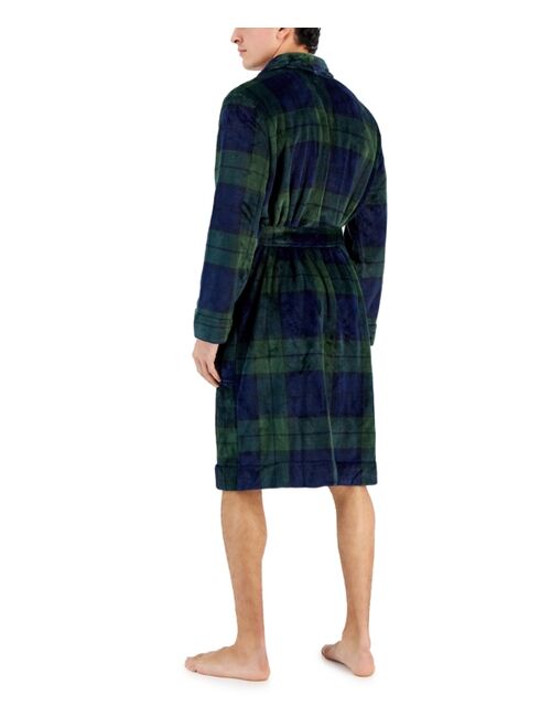 CLUB ROOM Men's Plush Pajama Robe, Created for Macy's