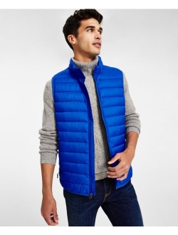 Men's Quilted Packable Puffer Vest, Created for Macy's