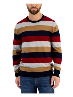 Men's Merino Stripe Sweater, Created for Macy's