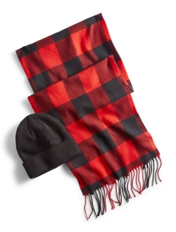 Men's Beanie & Scarf Set, Created for Macy's