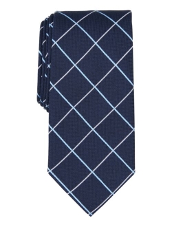 Men's Preston Grid Tie, Created for Macy's