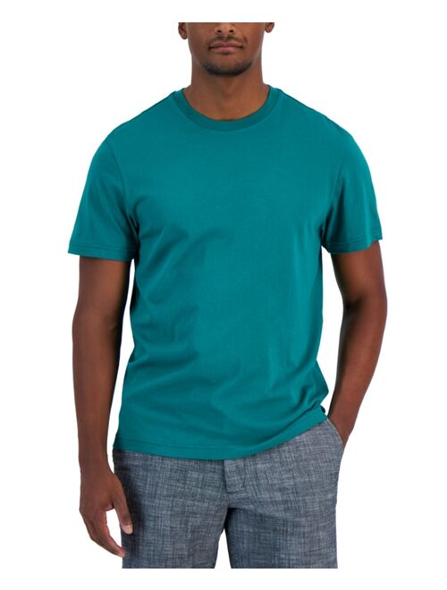 CLUB ROOM Men's Solid Crewneck T-Shirt, Created for Macy's