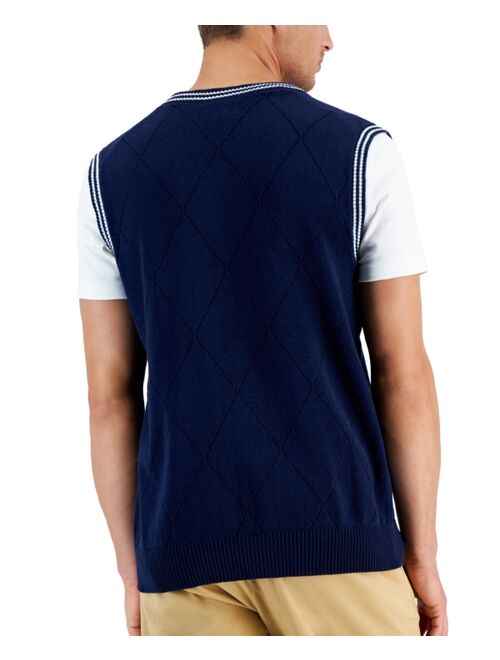 CLUB ROOM Men's Argyle Sweater Vest, Created for Macy's