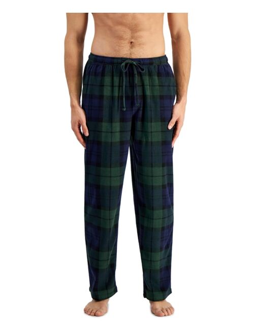 CLUB ROOM Men's Fair Isle Fleece Pajama Pants, Created for Macy's