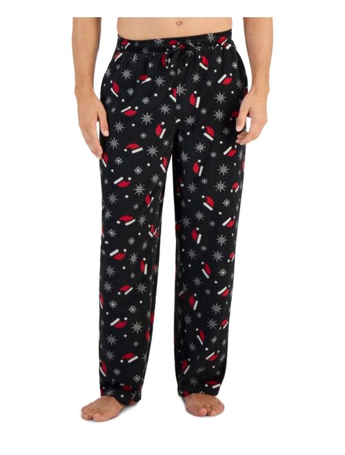 CLUB ROOM Men's Fair Isle Fleece Pajama Pants, Created for Macy's