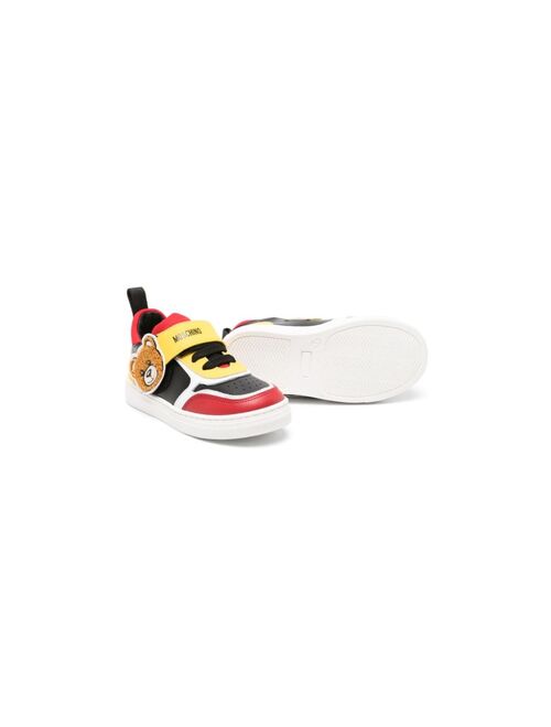 Moschino Kids Teddy Bear leather sneakers