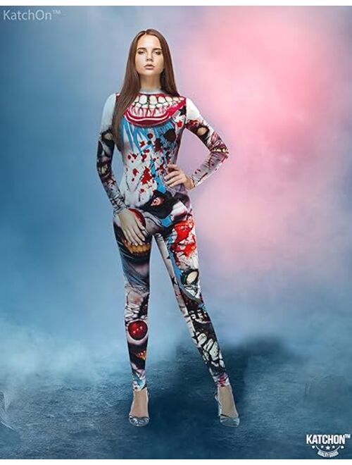 KatchOn, Scary Halloween Jumpsuits for Women - Sexy Clown Costume for Women | Halloween Scary Costumes for Women, Cosplay