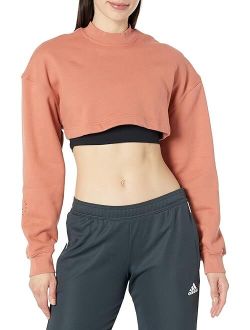 adidas by Stella McCartney TrueCasuals Cropped Sportswear Sweatshirt HT1111