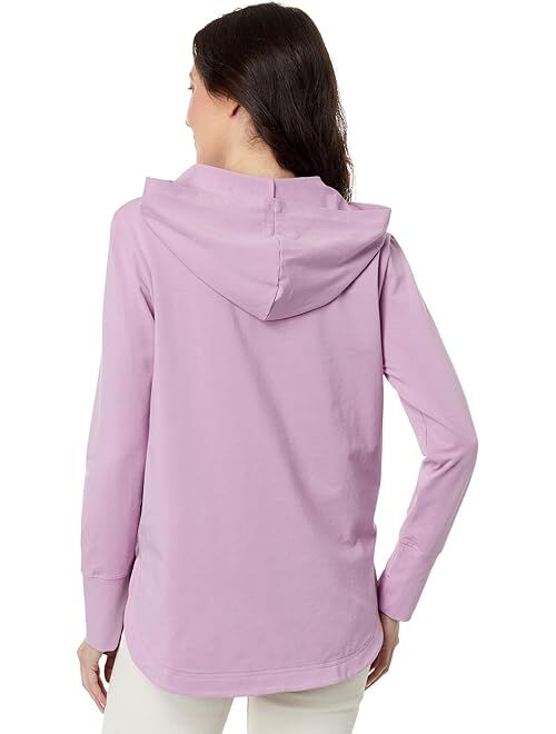 Life is Good Linear Mountainscape Crusher-Flex Hoodie Tunic