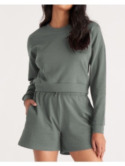 The Standard Stitch The Women's Cropped Sweatshirt