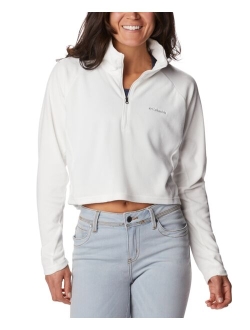 Women's Glacial Cropped II Sportswear Fleece 1/2-Zip Top