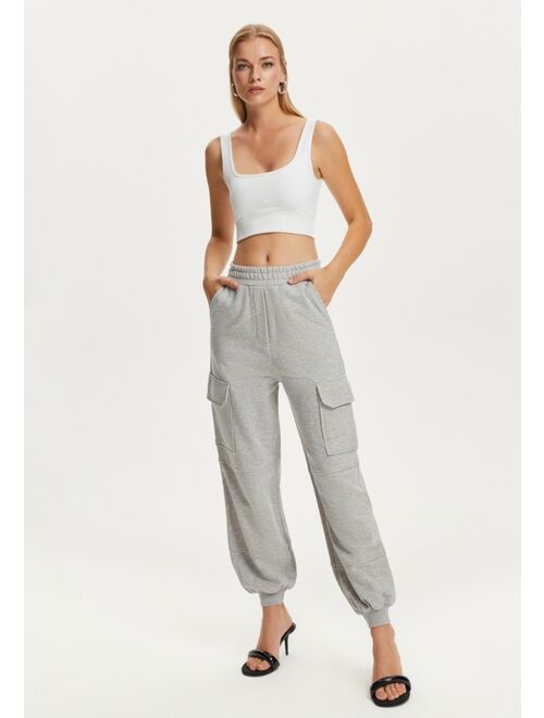 NOCTURNE Women's High-Waisted Joggers