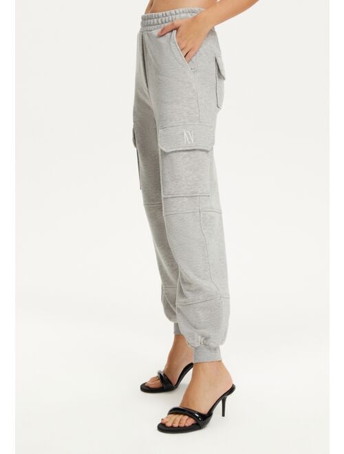 NOCTURNE Women's High-Waisted Joggers