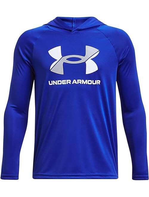 Under Armour Kids Tech Big Logo Hoodie (Big Kids)