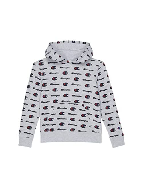 Champion Kids All Over Print Fleece Hoodie (Big Kids)