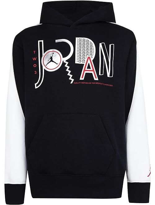 Jordan Kids AJ12 OG Blocked Pullover Hoodie (Big Kids)