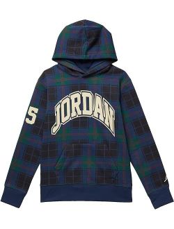 Jordan Kids Essentials Plaid Pullover Hoodie (Big Kids)