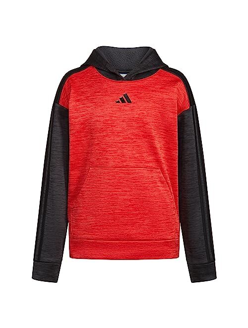 adidas Kids Game&Go Melange Hooded Pullover (Big Kids)