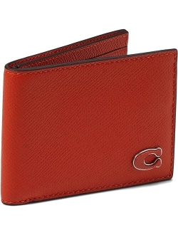 Slim Billfold in Cross Grain Leather