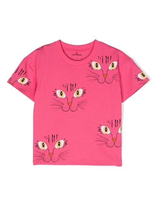 Mini Rodini graphic-print organic-cotton T-shirt