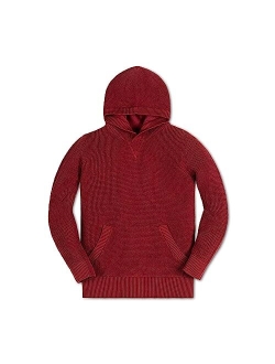 Boys Hooded Pullover Sweater