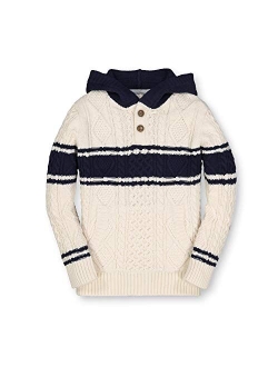 Boys Hooded Pullover Sweater