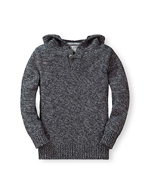 HOPE & HENRY Boys Hooded Pullover Sweater