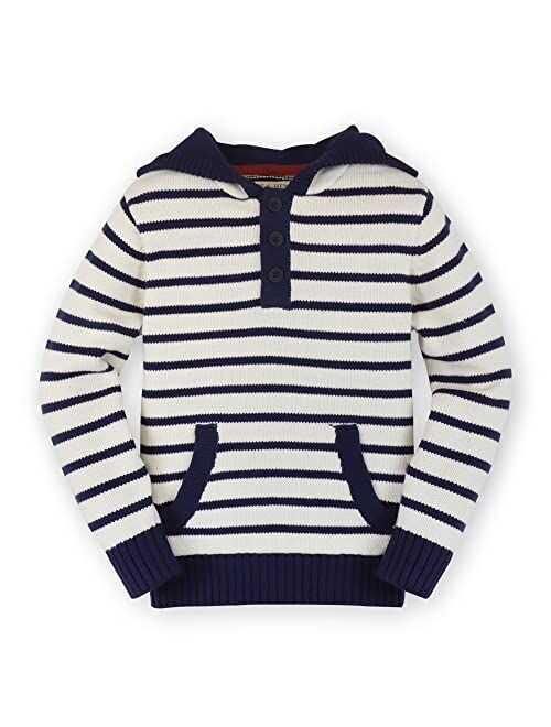 HOPE & HENRY Boys Hooded Pullover Sweater