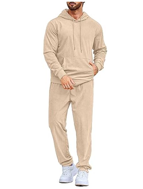 COOFANDY Men's Tracksuit 2 Piece Set Hoodie Sweatsuits Athletic Jogging Suits Casual Sports Outfits