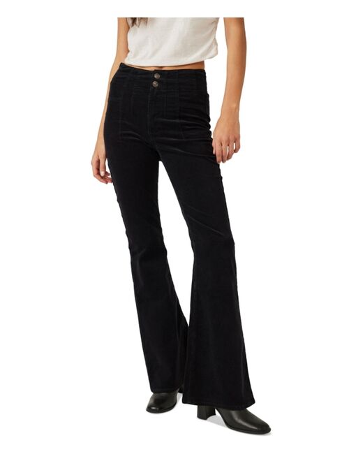 FREE PEOPLE Women's Jayde Corduroy Flare-Leg Pants