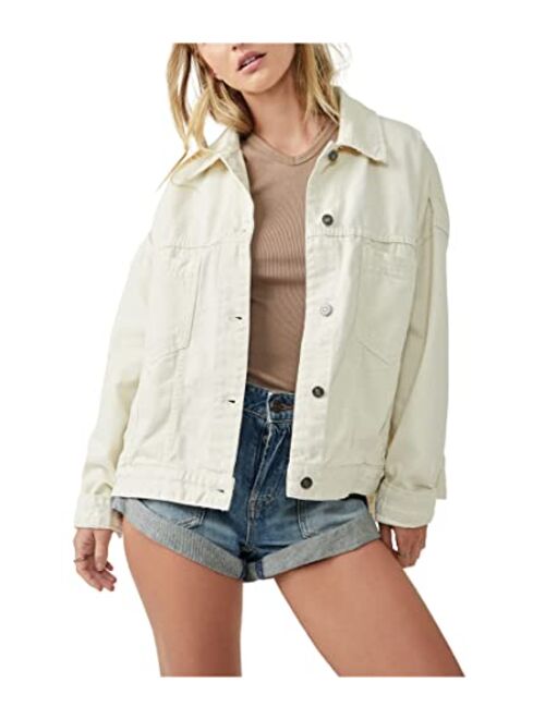 Free People Opal Swing Denim Jacket