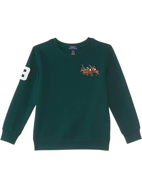 Polo Ralph Lauren Kids Triple-Pony Fleece Sweatshirt (Toddler/Little Kids)