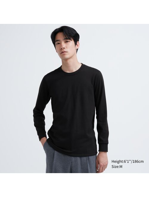 UNIQLO HEATTECH Ultra Warm Crew Neck Long-Sleeve T-Shirt